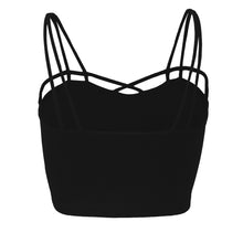 Load image into Gallery viewer, Women&#39;s Cross Spaghetti Strap Cami Bralette Tank Top