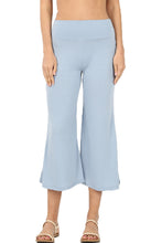 Load image into Gallery viewer, Premium High Elastic Waistband Wide Leg Gaucho Capri Pants