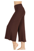 Load image into Gallery viewer, Premium High Elastic Waistband Wide Leg Gaucho Capri Pants