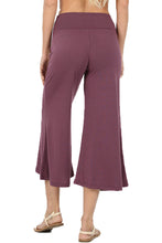 Load image into Gallery viewer, Premium High Elastic Waistband Wide Leg Gaucho Capri Pants