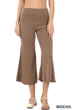 Load image into Gallery viewer, Premium High Elastic Waistband Wide Leg Gaucho Capri Pants