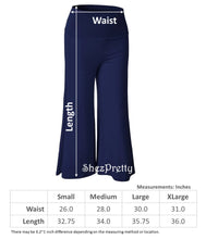 Load image into Gallery viewer, Premium High Elastic Waistband Wide Leg Gaucho Capri Pants