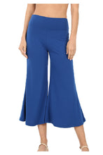 Load image into Gallery viewer, Premium High Elastic Waistband Wide Leg Gaucho Capri Pants