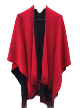 Load image into Gallery viewer, Women&#39;s Winter Knitted Cashmere Poncho Capes Shawl Sweater